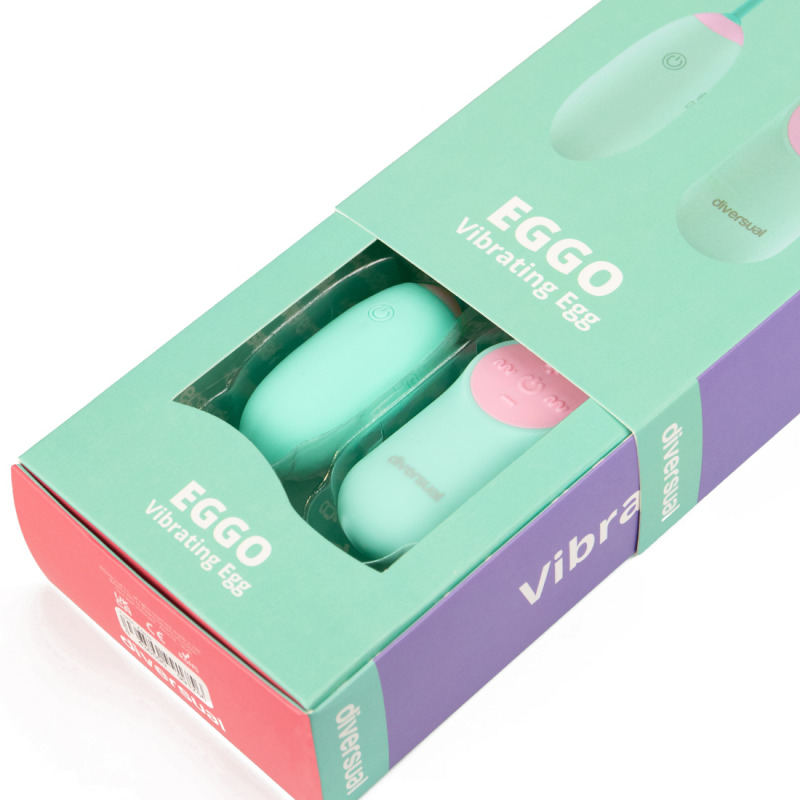Huevo vibrador Eggo Remoto Aqua - Imagen 2
